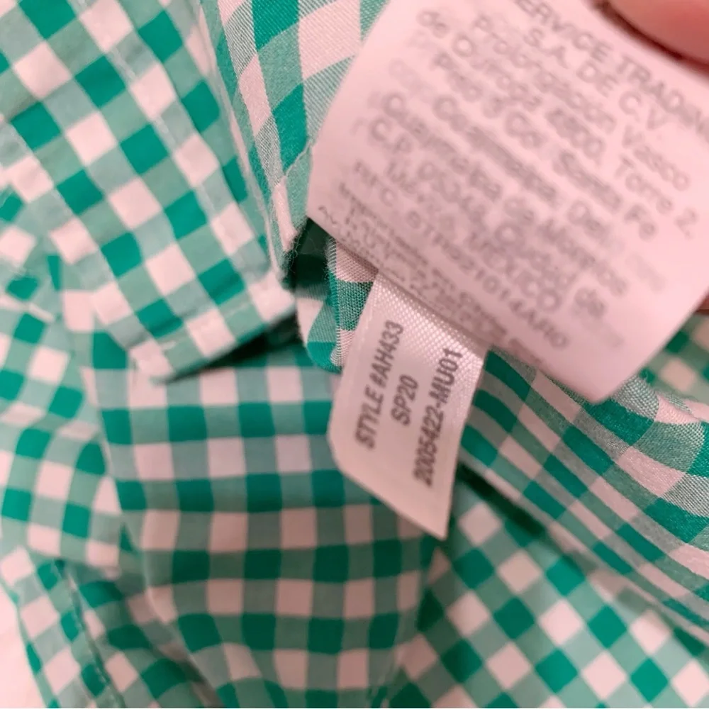 Crewcuts boy's long‎ sleeve gingham button up shirt